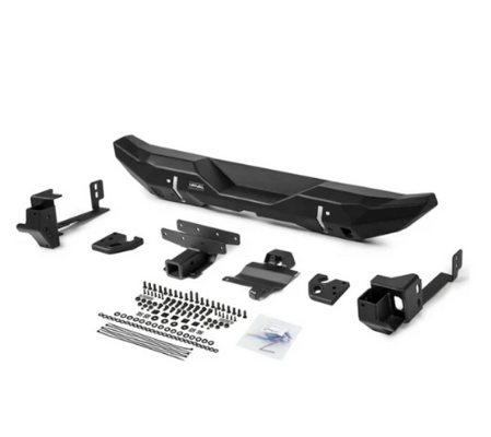 Rival 2D.2709.2-NL Aluminum Stubby Rear Bumper for 18-25 Jeep Wrangler JL