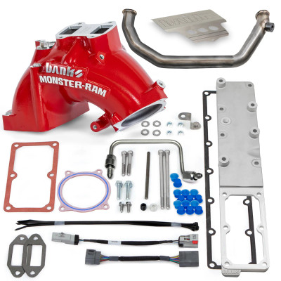 Banks 42806-R Monster-Ram Intake System Red for 07.5-12 RAM 3500/4500/5500 Chassis Cab 6.7L Cummins