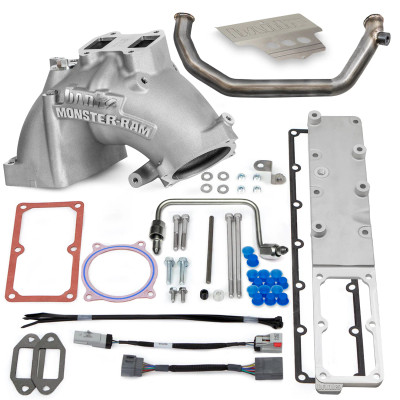 Banks 42806-N Monster-Ram Intake System Raw for 07.5-12 RAM 3500/4500/5500 Chassis Cab 6.7L Cummins