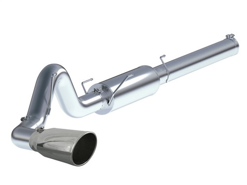 aFe Power 49-42012 LARGE Bore-HD 5" 409 Stainless Steel Cat-Back Exhaust System Polished Tip for 04.5-07 Dodge Ram 2500/3500 5.9L Cummins