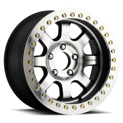 Raceline RT260-78550-19 RT260 Avenger Beadlock 17x8.5 5x5 4" Backspace Wheel for 07-25 Jeep Wrangler JK, JL & Gladiator JT