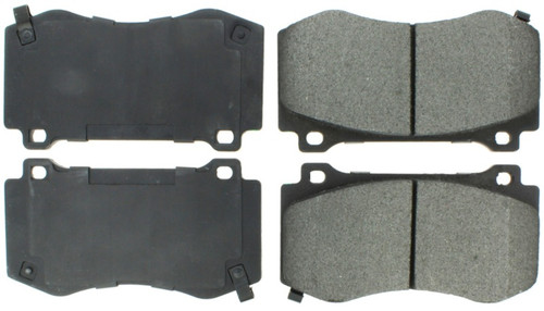StopTech 308.11490 Premium Street Front Brake Pads for 05-14 Challenger, Charger, Magnum, 300C SRT8 6.1/6.4L, 15-23 R/T Scat Pack 6.4L 392 & 06-10 Grand Cherokee 6.1L HEMI