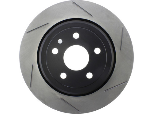 StopTech 126.58005SL Ultra-Premium Sport Slotted Left Rear 330mm Solid Disc Brake Rotor for 11-20 Jeep Grand Cherokee, Durango 3.6L & 5.7L HEMI