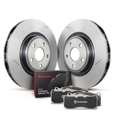 Brembo OE 2010 Chrysler 300/12-14 300/11-20 Dodge Challenger/2010 Charger Rear Disc Brake Kit breKT00846