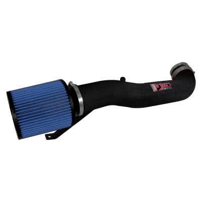 Injen PF5004WB PowerFlow Cold Air Intake System Wrinkle Black for 12-18 Jeep Wrangler JK 3.6L