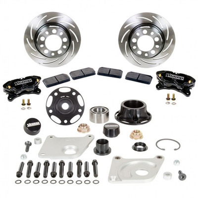 Strange B4184WC2 Pro II H/D Front Brake Kit with 2 Piece Rotors