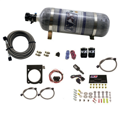 Nitrous Express 20971-12 Plate Kit 50-200HP with 12lb Carbon Bottle for Chrysler, Dodge, Jeep & RAM 3.6L