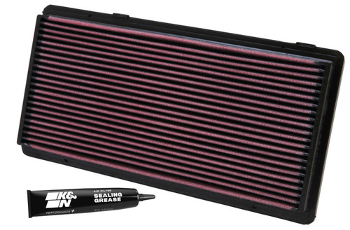 K&N 33-2122 High-Flow Original Lifetime Engine Air Filter for 96-00 Jeep Cherokee XJ 2.5L & 96-01 4.0L