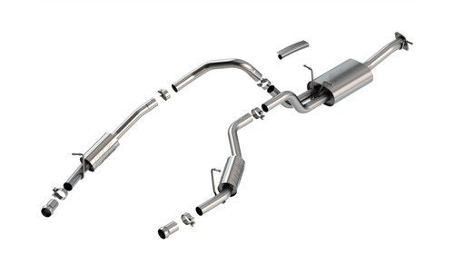 BORLA 141031 Cat-Back Exhaust System ATAK for 25-26 RAM 1500 3.0L Hurricane