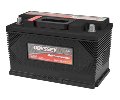Odyssey Battery ODP-AGM94R H7 L4 Group 94R 850CCA Performance AGM Battery for 05-23 Chrysler, Dodge & Jeep Vehicles