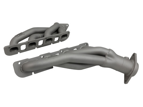 aFe Power 48-32031-T Twisted Steel 1-3/4" 304 Stainless Steel Short Headers Titanium Ceramic for 15-23 Challenger, Charger R/T Scat Pack 6.4L, SRT 392 & SRT Hellcat 6.2L HEMI