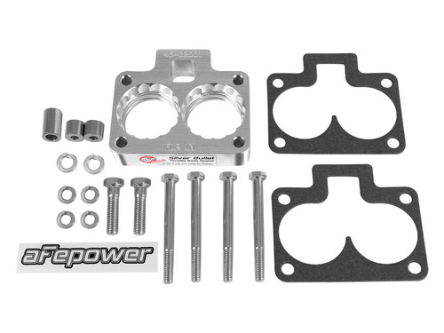 aFe Power 46-32001 Silver Bullet Throttle Body Spacer for 94-03 Dodge Ram 1500/2500/3500 5.2/5.9L