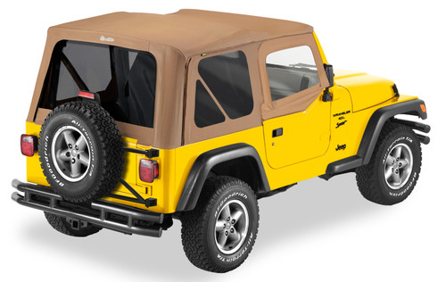 Bestop 51124-37 OEM Replace-A-Top with Tinted Windows & Upper Door Skins Spice for 97-02 Jeep Wrangler TJ