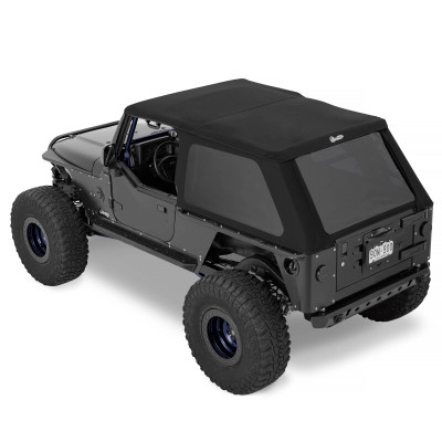 Bestop 04-06 Jeep Wrangler TJ Unlimited Trektop (Premium Black Twill)