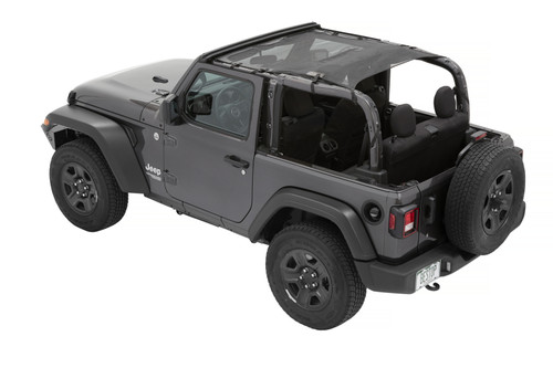 Bestop 18-26 Jeep Wrangler JL 2-Door Sun Safari Bikini (Mesh)
