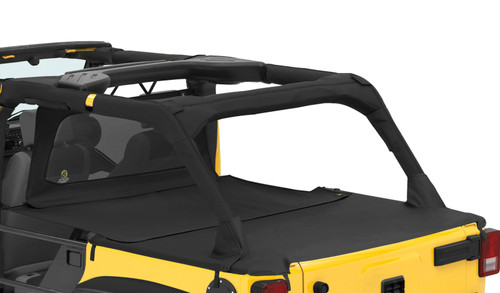 Bestop 07-18 Jeep Wrangler JK 4-Door Duster Deck Extension (Black Diamond)