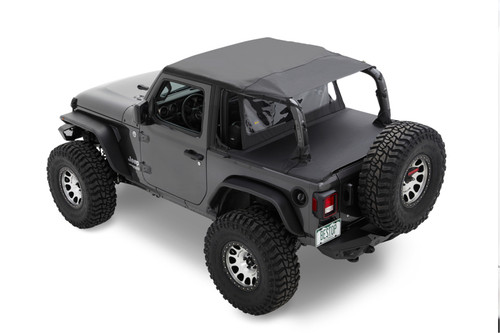 Bestop 18-26 Jeep Wrangler JL 2-Door Duster Deck Cover (Black Diamond)