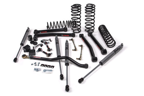 JKS Manufacturing JSPEC123KFA 3.5" J-Konnect Lift Kit FOX 2.0 Adventure Shocks Standard Rate Coils for 18-24 Jeep Wrangler Unlimited JL 4 Door