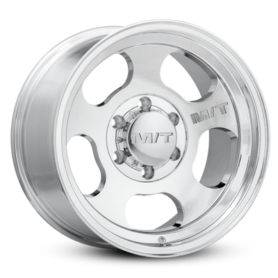 Mickey Thompson Canyon Pro Polished Wheel - 18X9 8X6.5 BP 5in BS 0 Offset 125.2mm Bore - 274657