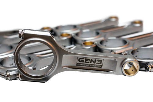 Gen3 Performance 300M Billet Steel 6.125" Length 2.100 Journal H260 Bolts .927" Pin I-Beam Connecting Rod Set for 03-26 5.7/6.1/6.2/6.4L HEMI