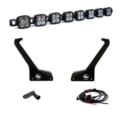 Baja Designs 447664 8XL Sport Linkable Roof Mount LED Light Bar Kit Switch Controlled for 18-26 Jeep Wrangler JL & 20-26 Gladiator JT