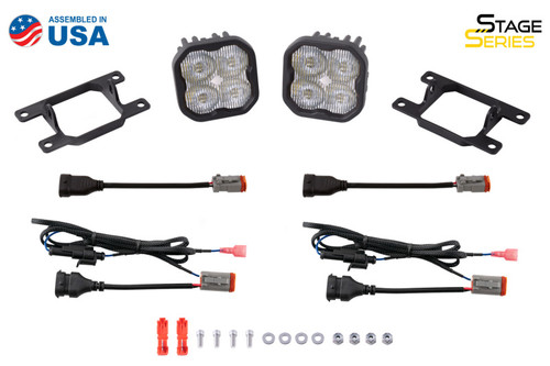 Diode Dynamics DD6991 SS3 SAE/DOT Pro Type Fog Light Kit White for 19-24 RAM 1500 non-LED