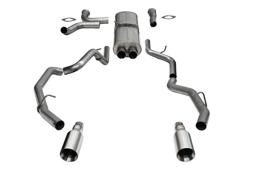 CORSA 21389 3" Sport Cat-Back Satin Polished Tips for 25-26 RAM RHO 3.0L Hurricane