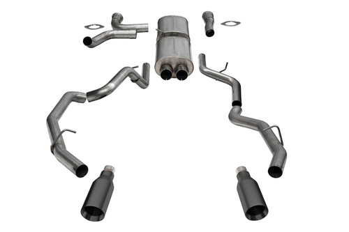 CORSA 21389GNM 3" Sport Cat-Back Gunmetal PVD Tips for 25-26 RAM RHO 3.0L Hurricane