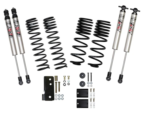 Skyjacker JK20BKXMLT 2-2.5" Dual Rate Long Travel Suspension Lift Kit with ADX 2.0 Shocks for 07-18 Jeep Wrangler JK 2-Door