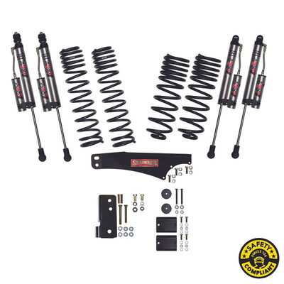 Skyjacker JK25BKXLT 2.5" Dual Rate Long Travel Suspension Lift Kit with ADX 2.0 Remote Reservoir Shocks for 07-18 Jeep Wrangler Unlimited JK