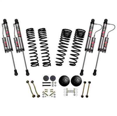Skyjacker G251RKXLT 2.5" Front 1" Rear Dual Rate Long Travel Coil Spring Lift Kit with ADX 2.0 Remote Reservoir Shocks for 20-26 Jeep Gladiator JT 3.6L Rubicon