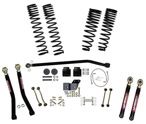 Skyjacker G552KLT 5.5" Front 3.5" Rear Dual Rate Long Travel Coil Spring Lift Kit without Shocks for 20-26 Jeep Gladiator JT 3.6L non-Rubicon