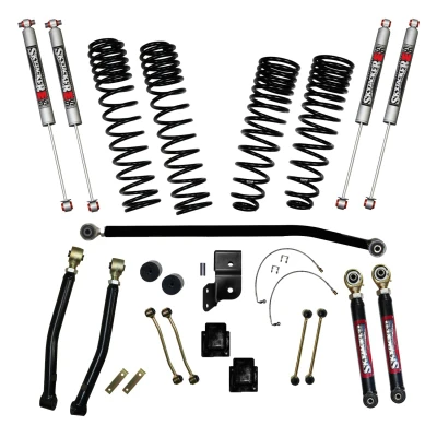 Skyjacker G552KMLTD 5.5" Front 3.5" Rear Dual Rate Long Travel Coil Spring Lift Kit with M95 Monotube Shocks for 20-26 Jeep Gladiator JT 3.0L EcoDiesel non-Rubicon