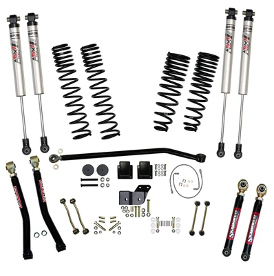 Skyjacker G552KXMLTD 5.5" Front 3.5" Rear Dual Rate Long Travel Coil Spring Lift Kit with ADX 2.0 Shocks for 20-26 Jeep Gladiator JT 3.0L EcoDiesel non-Rubicon
