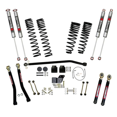 Skyjacker G602RKMLT 6" Front 4.5" Rear Dual Rate Long Travel Coil Spring Lift Kit with M95 Monotube Shocks for 20-26 Jeep Gladiator JT 3.6L Rubicon