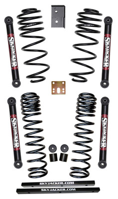 Skyjacker TJ253K 2.5" Dual Rate Long Travel Coil Spring Lift Kit with Standard Lower Control Arms without Shocks for 03-06 Jeep Wrangler TJ & Unlimited