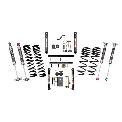 Skyjacker TJ403BPMLT 4" Dual Rate Long Travel Coil Spring Lift Kit with Standard Lower Control Arms with M95 Monotube Shocks for 03-06 Jeep Wrangler TJ & Unlimited