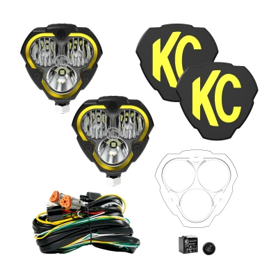 KC HiLiTES 0288 FLEX ERA 3 2-Light Master LED Light Pod Kit