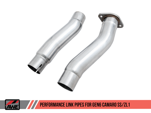 DISCONTINUED AWE Tuning 16-19 Chevrolet Camaro SS/ZL1 Performance Link Pipes