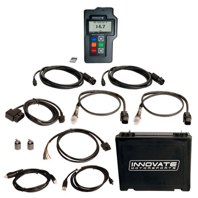 Innovate Motorsports 38070 LM-2 Handheld Digital Wideband Air/Fuel Ratio Meter & Datalogger Dual O2 Complete Kit
