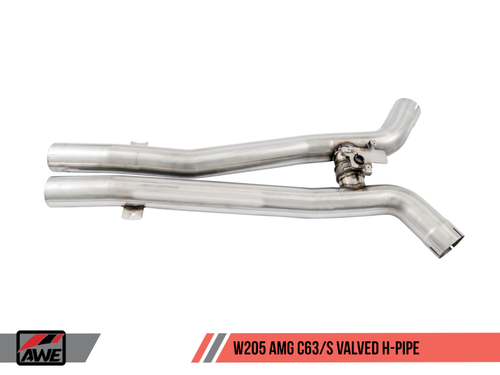 DISCONTINUED AWE Tuning Mercedes-Benz W205 AMG C63/S Sedan Track Edition Exhaust System (no tips)