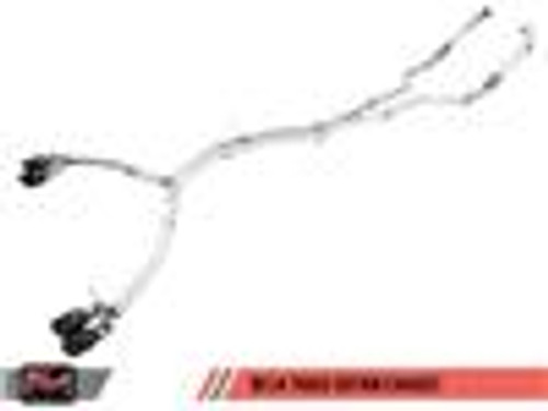 DISCONTINUED AWE Tuning Audi B9 S4 Track Edition Exhaust - Non-Resonated (Silver 90mm Tips)