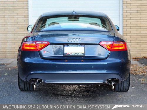 DISCONTINUED AWE Tuning Audi B8 4.2L Resonated Downpipes for S5