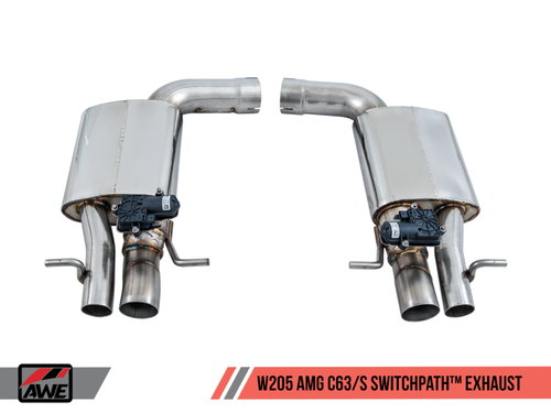 DISCONTINUED AWE Tuning Mercedes-Benz W205 AMG C63/S Sedan Track-to-SwitchPath Conversion Kit - Non-DPE Cars