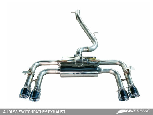 DISCONTINUED AWE Tuning Audi S3 SwitchPath Exhaust Conversion Kit