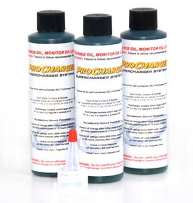 ProCharger ME001G-004 Supercharger Oil 4oz Bottle 3 Pack for F-1 to F-4 Head Units 