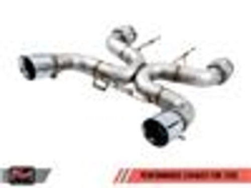 DISCONTINUED AWE Tuning McLaren 720S Performance Exhaust - Chrome Silver Tips