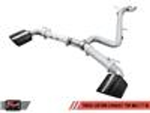 DISCONTINUED AWE Tuning 18-19 Audi TT RS 8S/RK3 2.5L Turbo Track Edition Exhaust - Diamond Black RS-Style Tips