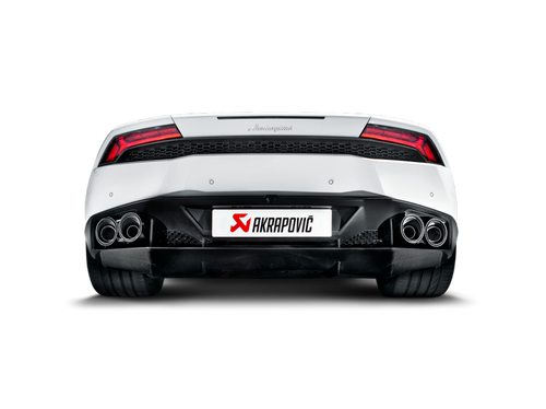 DISCONTINUED Akrapovic 16-16 Lamborghini Huracan LP 580-2 Coupe/Spyder Slip-On Line (Titanium) w/ Carbon Tips