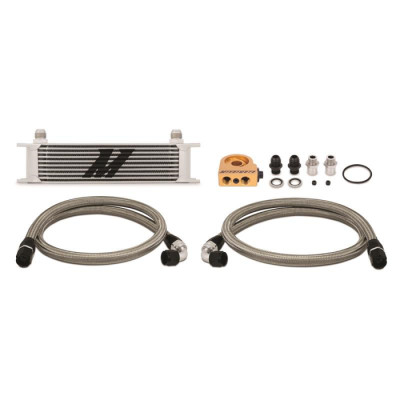 Mishimoto MMOC-UT Universal 10 Row Oil Cooler Thermostatic Silver Mishimoto MMOC-UT Universal 10 Row Oil Cooler Thermostatic Silver